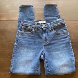 Madewell 9” Mid-Rise Skinny Jeans W 26 NWT